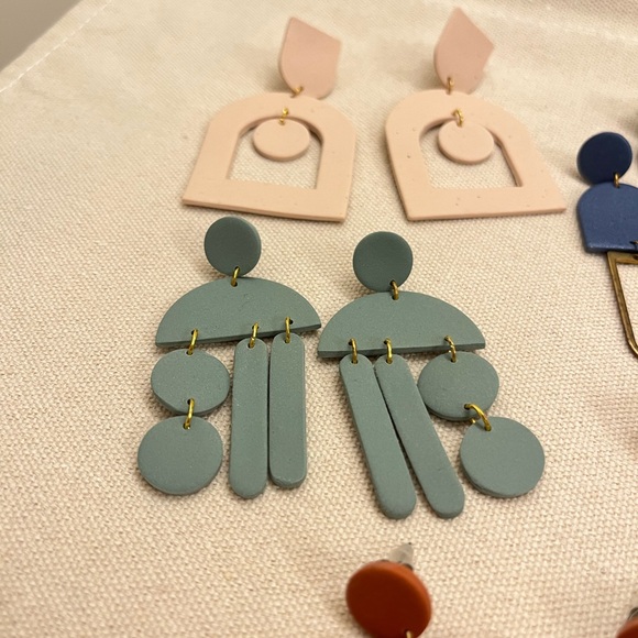 Polymer clay earring SET - Picture 3 of 6